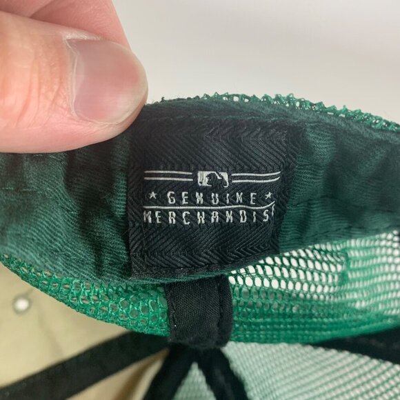 Pittsburgh Pirates MLB Green Beige 47 Brand St Patricks Day Trucker Hat - Picture 6 of 7